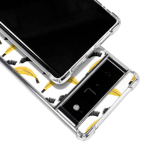 Bouffants and Broken Hearts Banana Lash Google Pixel 6 Clear Case